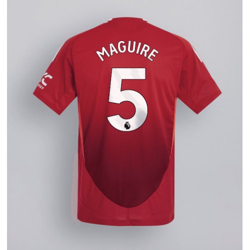 Dres Manchester United Harry Maguire #5 Domaci 2024-25 Kratak Rukav